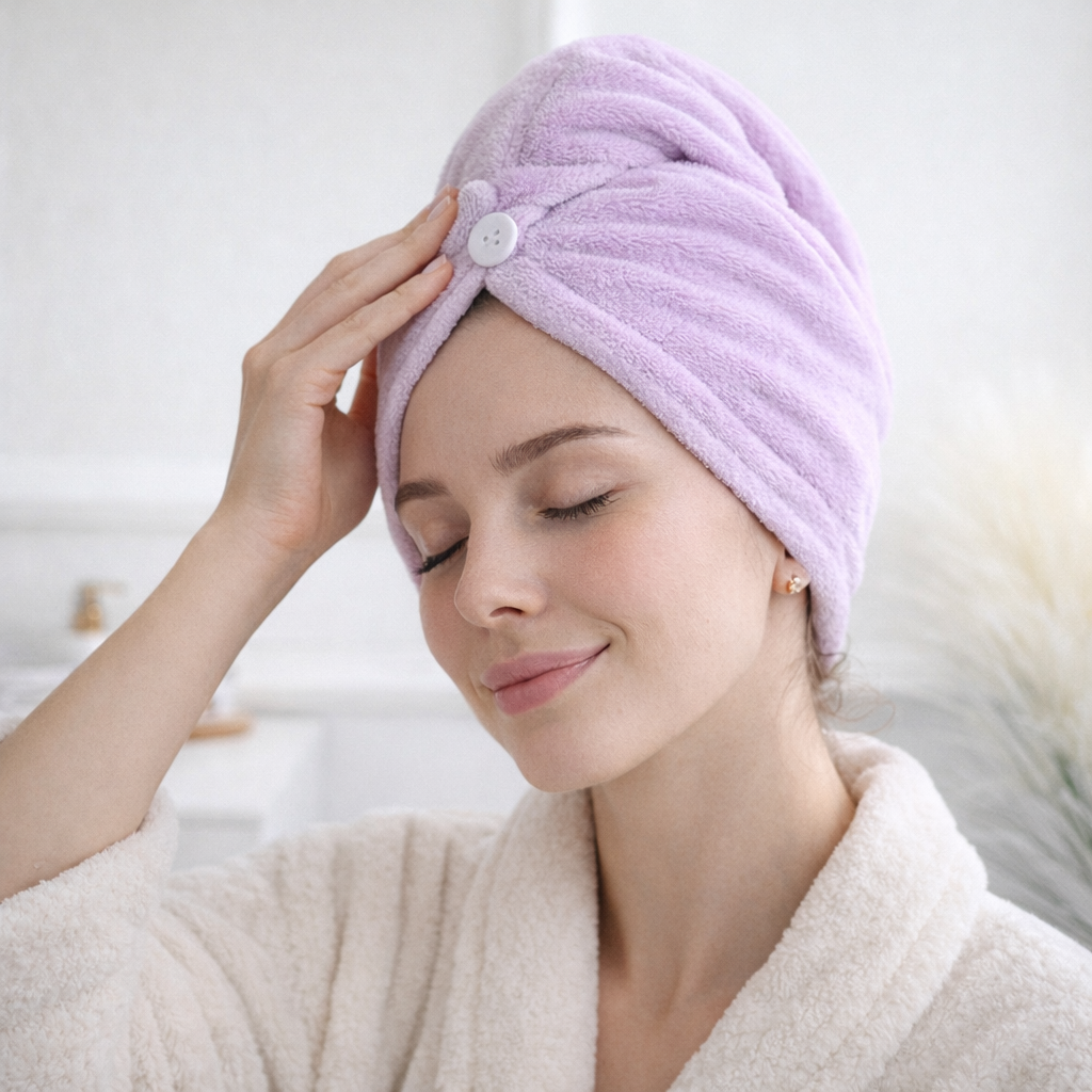 Oren Dry™  Toalla de Microfibra para Secado del Cabello